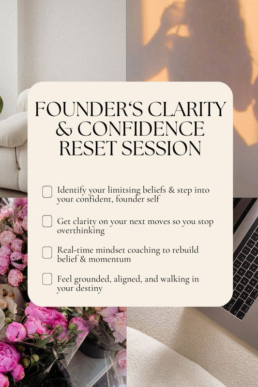 Founder’s Clarity & Confidence Reset™ Session